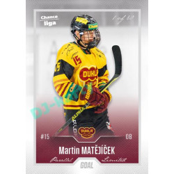 2022/23 Goal Cards Chance Liga 2. série #202 Martin Matějíček Silver 1 of 60