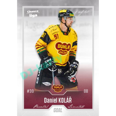 2022/23 Goal Cards Chance Liga 2. série #203 Daniel Kolář Silver 1 of 60