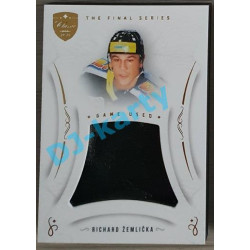 2021/22 OFS The Final Series Richard Žemlička #MEM-RE Game Used Gold PROMO