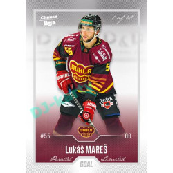 2022/23 Goal Cards Chance Liga 2. série #204 Lukáš Mareš Silver 1 of 60