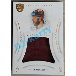 2021/22 OFS The Final Series Jan Piskáček #MEM-JC Game Used Gold PROMO