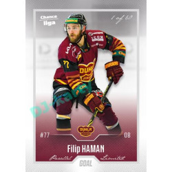 2022/23 Goal Cards Chance Liga 2. série #206 Filip Haman Silver 1 of 60