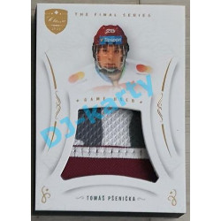 2021/22 OFS The Final Series Tomáš Pšenička #JER-TS Game Used Jersey Gold PROMO