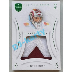 2021/22 OFS The Final Series David Honzík #JER-DH 4/5 Game Used Jersey Emerald