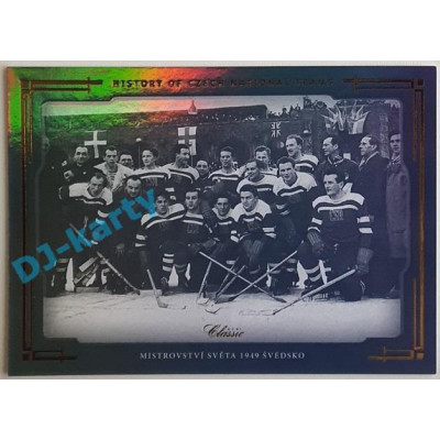 2021/22 OFS The Final Series Mistrovství světa 1949 Švédsko #HCNT-17 08/15 History of Czech National Teams Cooper