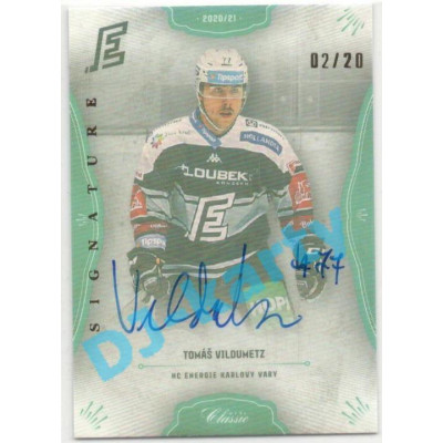 2021/22 OFS The Final Series Tomáš Vildimetz #388 02/20 Bonus Signature Rainbow