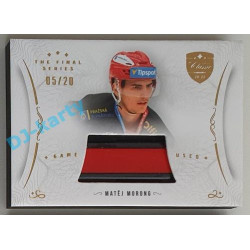 2021/22 OFS The Final Series Matěj Morong #STI-MOM 05/20 Game Used Stick Gold