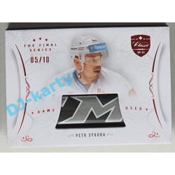 2021/22 OFS The Final Series Petr Sýkora #STI-SYP 05/10 Game Used Stick Red