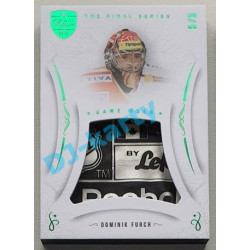 2021/22 OFS The Final Series Dominik Furch #MEM-DR 5/5 Game Used Emerald
