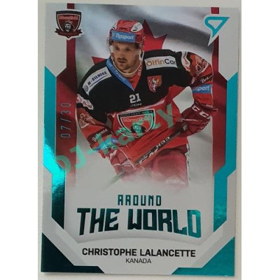 2021/22 Sportzoo TIPSPORT ELH 2. série #ATW-04 Christophe Lalancette Around The World 07/30
