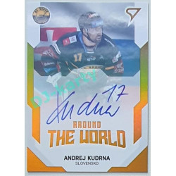 2021/22 Sportzoo TIPSPORT ELH 2. série #AWS-31 Andrej Kudrna Around The World Auto 36/90