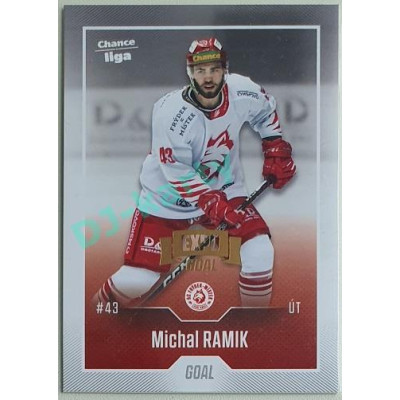 2022/23 Goal Cards Chance Liga 1. série #139 Michal Ramik Expo Pardubice