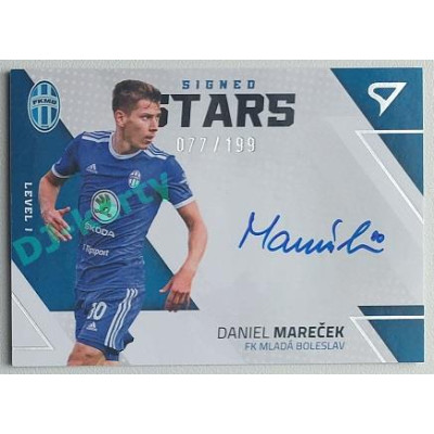 2022/23 Sportzoo Fortuna Liga 2. série #SL1-DM Daniel Mareček Signed Stars Level 1 xx/199