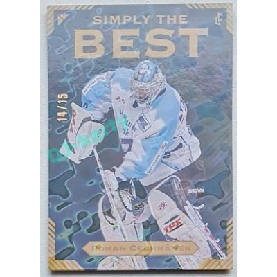 2023 Legendary Cards Simply the Best #33 Roman Čechmánek Magma 14/15