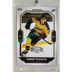 2023/24 Goal cards Chance Liga 2. série #368 Robert Šlechta Expo Silver 1of7