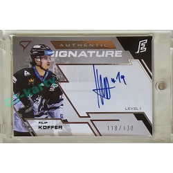 2023/24 Sportzoo ELH 1. série #SL1-FK Filip Koffer Authentic Signature Level 1 xxx/130