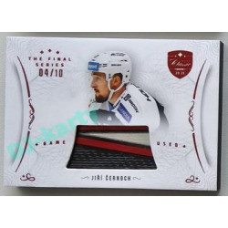 2021/22 OFS The Final Series Jiří Černoch #STI-CEJ 04/10 Game Used Stick Red