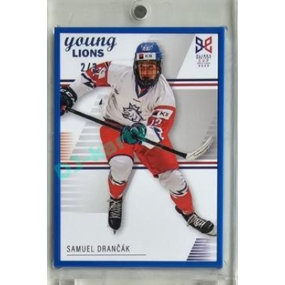 2023/24 Legendary Cards Hlinka Gretzky Cup Young Lions #11 Samuel Drančák Frame Blue 2/3