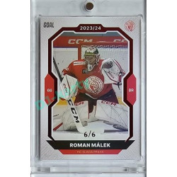 2023/24 Goal cards Chance Liga 1. série #127 Roman Málek Red 6/6