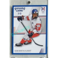 2023/24 Legendary Cards Hlinka Gretzky Cup Young Lions #05 Adam Martin Hlinský Frame Blue 2/3