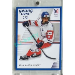 2023/24 Legendary Cards Hlinka Gretzky Cup Young Lions #05 Adam Martin Hlinský Frame Blue 2/3