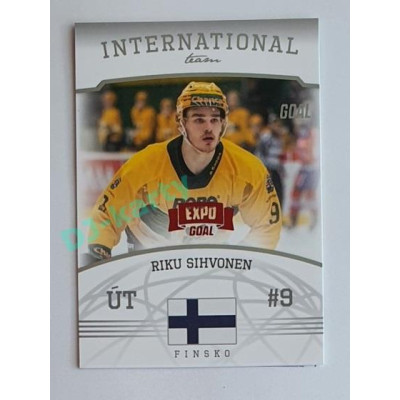 2022/23 Goal Cards Chance #IT-03 Riku Sihvonen International Team Expo x/3