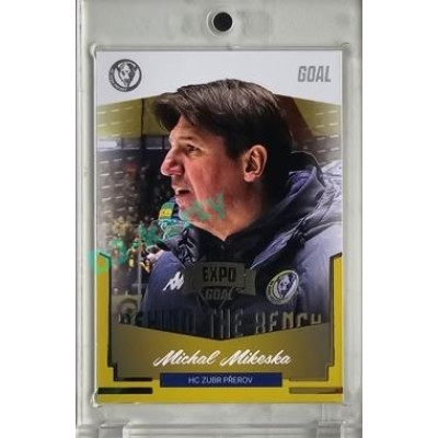 2023/24 Goal cards Chance Liga 2. série #BB-17 Michal Mikeska Behind the Bench Expo 1of6