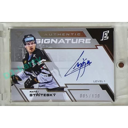 2023/24 Sportzoo ELH 1. série #SL1-MS Matěj Stříteský Authentic Signature Level 1 xxx/130