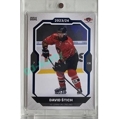 2023/24 Goal cards Chance Liga 2. série #392 David Štich Blue 10/10