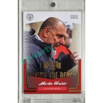 2023/24 Goal cards Chance Liga 2. série #BB-18 Martin Hrnčár Behind the Bench Expo 1of6