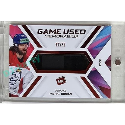 2023 MK reprezentace #GUM-22 Michal Jordán Game Used Memorabilia RED 22/25
