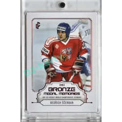 2023 LC Bronze Medal Memories 1993 #07 Bedřich Ščerban Red parallel xx/49