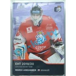 2020 MK reprezentace Marek Langhamer RC EHT #19 Blue Promo