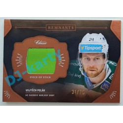 2020/21 OFS 1. série Vojtěch Polák #RPS-VPO 31/75 Game Used Remnants