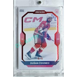 2023/24 Goal cards Chance Liga 1. série #132 Dušan Žovinec Red 6/6