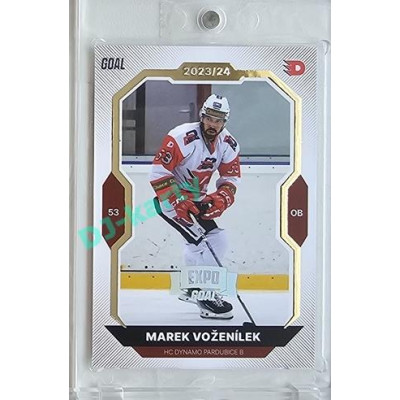 2023/24 Goal cards Chance Liga 2. série #373 Marek Voženílek Expo Silver 1of7