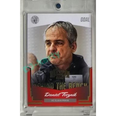 2023/24 Goal cards Chance Liga 2. série #BB-20 Daniel Tvrzník Behind the Bench Expo 1of6