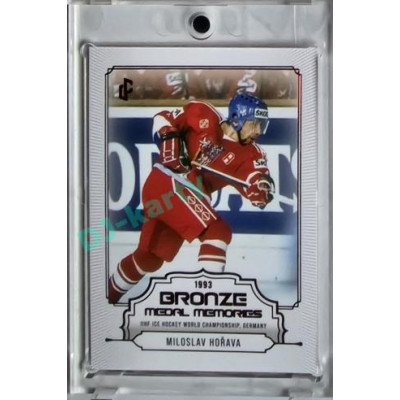 2023 LC Bronze Medal Memories 1993 #09 Miloslav Hořava Red parallel xx/49