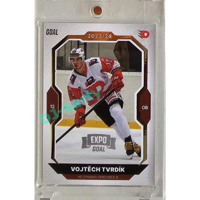 2023/24 Goal cards Chance Liga 2. série #374 Vojtěch Tvrdík Expo Silver 1of7