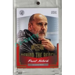 2023/24 Goal cards Chance Liga 2. série #BB-21 Pavel Kolařík Behind the Bench Expo 1of6