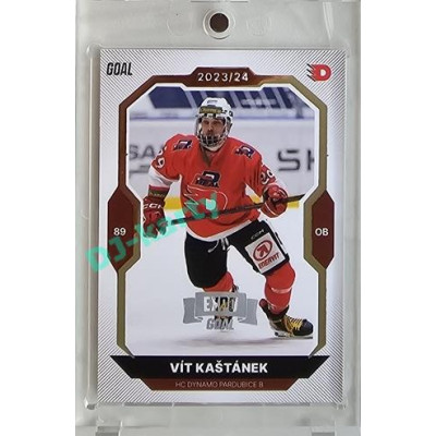 2023/24 Goal cards Chance Liga 2. série #375 Vít Kaštánek Expo Silver 1of7