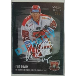 2019/20 OFS Filip Pavlík #81 2/5 Black Rainbow Signature