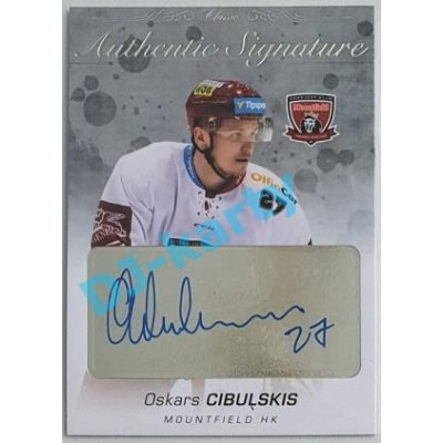 2017/18 OFS Oskars Cibulskis #AS-112 29/29 Authentic Signature Platinum