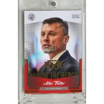2023/24 Goal cards Chance Liga 2. série #BB-22 Aleš Totter Behind the Bench Expo 1of6
