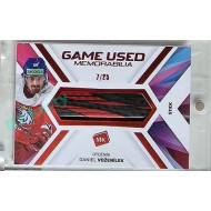 2023 MK reprezentace #GUM-20 Daniel Voženílek Game Used Memorabilia RED 7/25