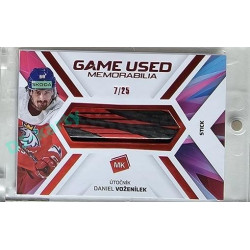 2023 MK reprezentace #GUM-20 Daniel Voženílek Game Used Memorabilia RED 7/25