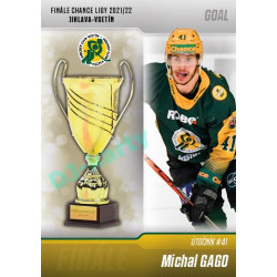 2022/23 Goal Cards Chance Liga 1. série #V-20 Michal Gago Finále 2022