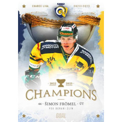 2023 Goal Cards Zlín Champions #20 Šimon Frömel