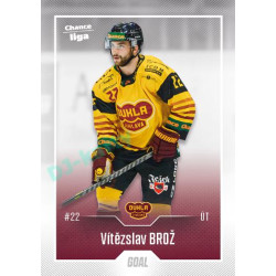 2022/23 Goal Cards Chance Liga 2. série #210 Vítězslav Brož