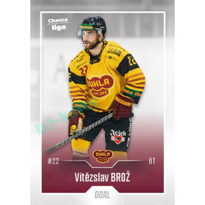 2022/23 Goal Cards Chance Liga 2. série #210 Vítězslav Brož
